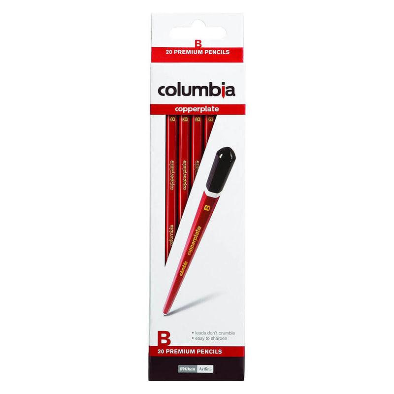 Matite premium della Columbia CopperPlate (Box di 20)