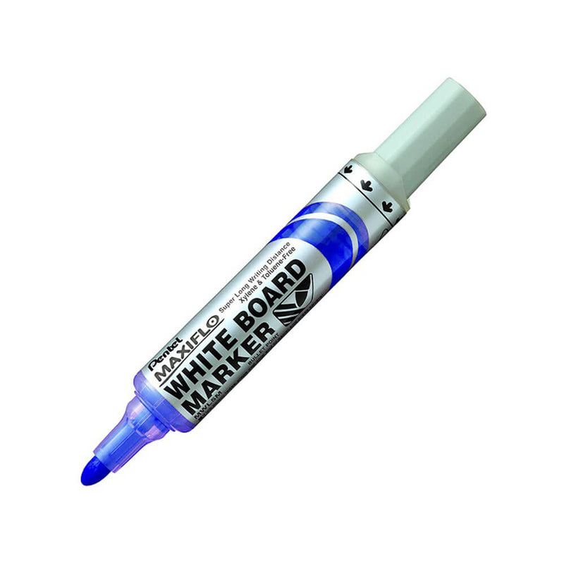  Rotulador Pizarra Blanca Pentel Maxiflo Punta Bala 12uds