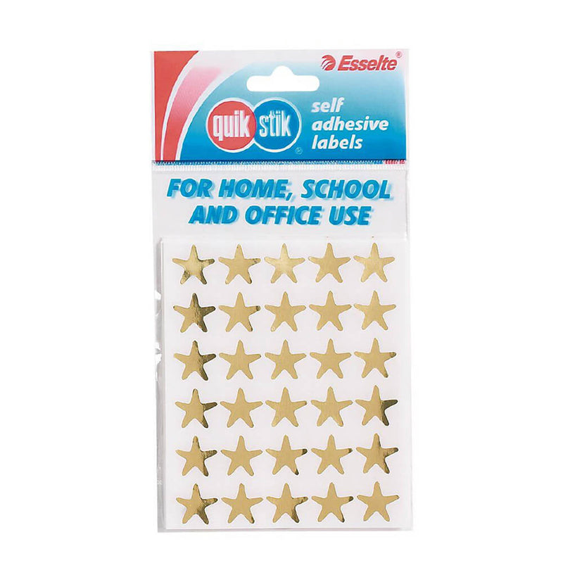  Etiqueta Quik Stik Estrellas (Pack de 10)