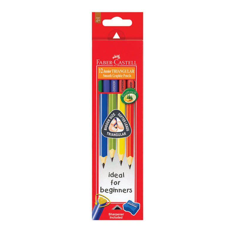  Faber-Castell Triangular Junior Grip Portaminas 12uds