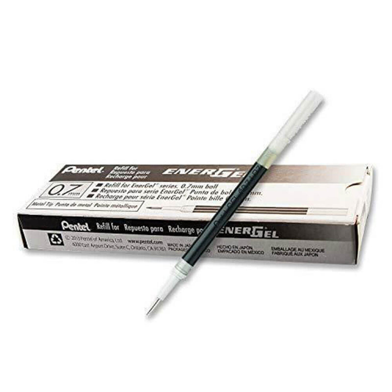  Pentel EnerGel 0,7 mm Recambio de bolígrafo de gel líquido 12 piezas