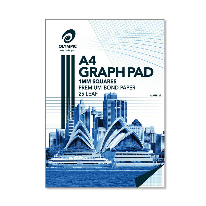 Graph pad al grafico imbottito Top A4 Olympic A4 5PK (25 foglie)