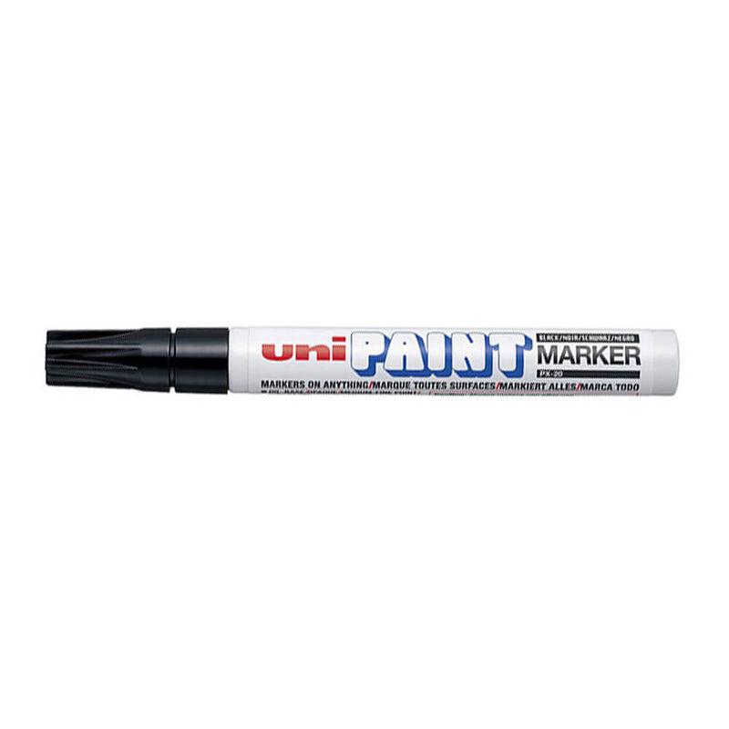  Uni PX20 Marcador de pintura con punta de bala mediana 12 piezas