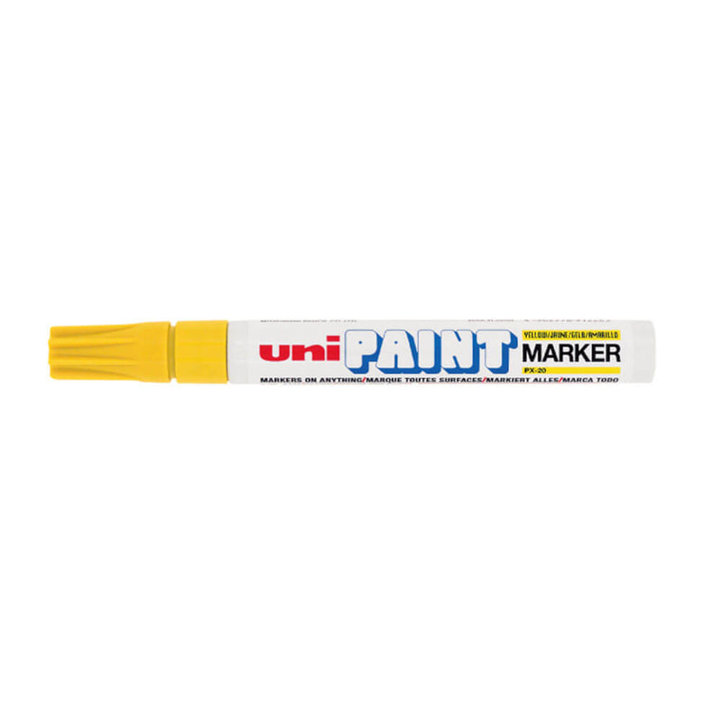  Uni PX20 Marcador de pintura con punta de bala mediana 12 piezas